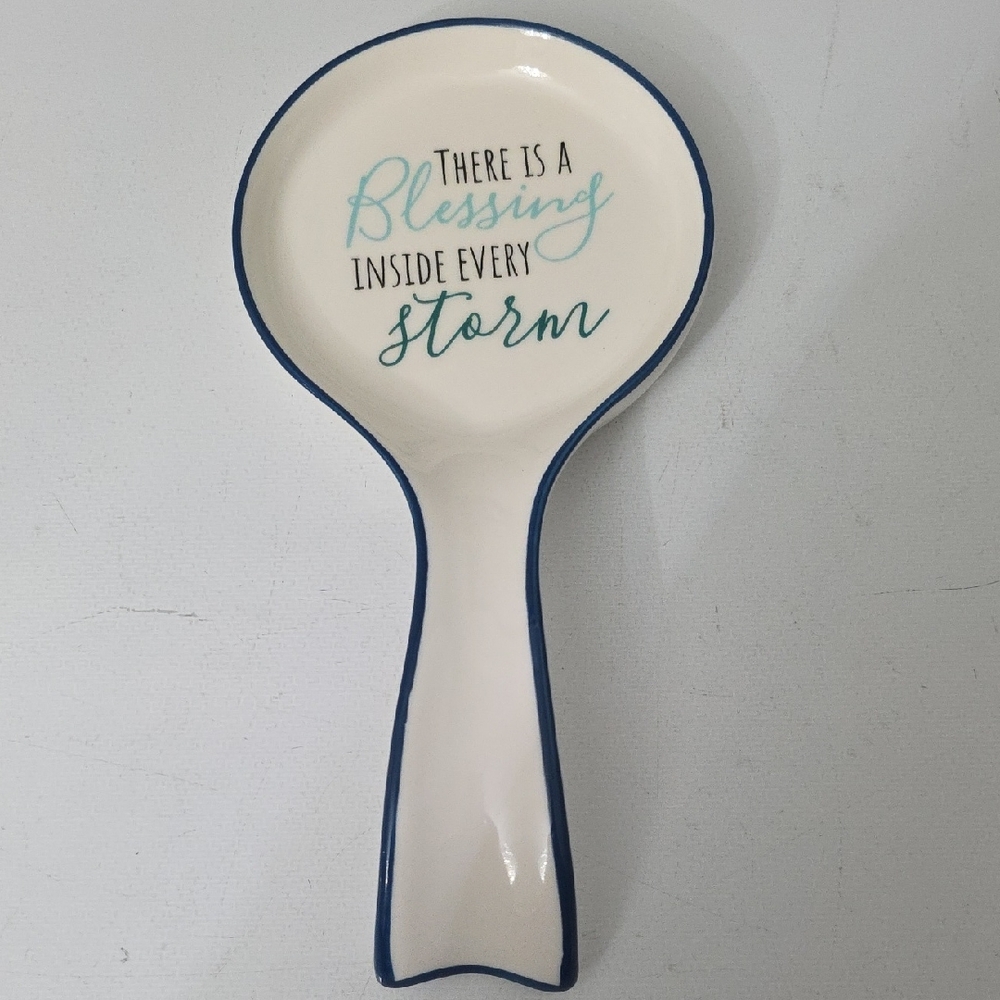 Fig & Fern Inspirational Spoon Rest, NWT